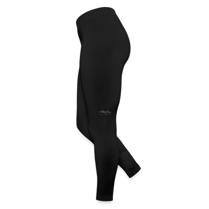 Frauen Jersey Leggings - Schwarz